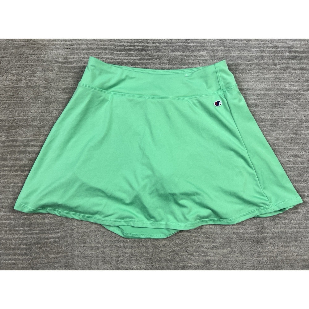 Champion Skort Girls XL 14/16 Green Tennis Kids Skirt Polyester Blend Athleisure